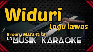 Widuri Karaoke  Broery Marantika [upl. by Nryhtak]