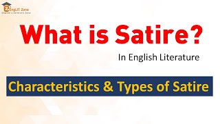 WHAT IS SATIRE  DEFINITION amp CHARACTERISTICS OF SATIRE  TYPES OF SATIRE [upl. by Clemens]