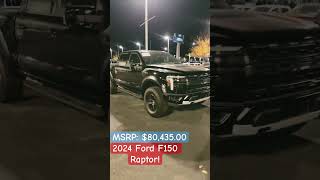 2024 Ford F150 Raptor  Agate Black Metallic [upl. by Spence]