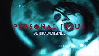 MARILYN MANSON PERSONAL JESUS SUBTITULADO EN ESPAÑOL [upl. by Thorlie]