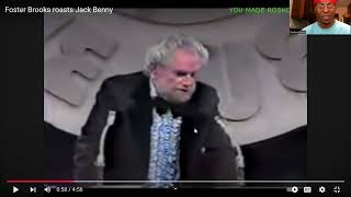 Foster Brooks Roasts Jack Benny  Reaction fosterbrooks comidian jokes roasts [upl. by Eiramacissej341]