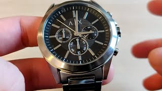 Armani Exchange watch review Drexler AX2600 [upl. by Lazos]