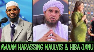 Angry Awaam VS Dr Zakir Naik amp Mufti Tariq Masood  Hiba Bukhari was Vulgar  Sana Amin [upl. by Wehrle941]