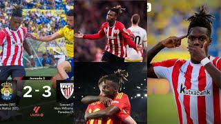 Las Palmas Vs athletic Bilbao 2  3 match highlights [upl. by Anaele]