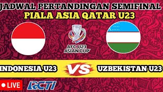 🔴 SEDANG BERLANGSUNG ‼️ INDONESIA U23 VS UZBEKISTAN U23 🔥 SEMIFINAL PIALA ASIA QATAR U23 [upl. by Panthia]