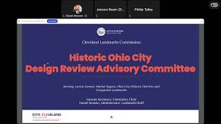 Ohio City Design Review Committee  October 3 2024 [upl. by Yanaton427]