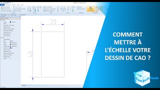 Comment mettre à l’échelle votre dessin de CAO  FRANÇAIS [upl. by Francoise]