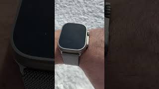 Apple Watch Ultra with Milanese Loop How does it look [upl. by Tiraj]