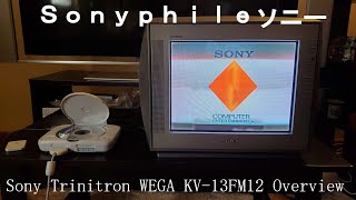 Sony 13quot Trinitron WEGA KV13FM12 Overview [upl. by Suired]