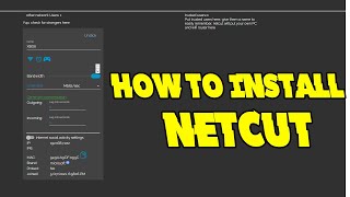 HOW TO INSTALLSETUP NETCUT FOR GTA5 [upl. by Einnahc949]