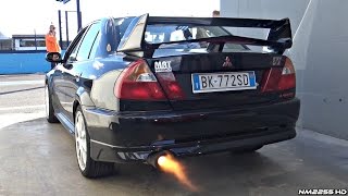 Mitsubishi Lancer EVO VI with AntiLag System  LOUD Backfires [upl. by Craddock418]