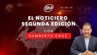 El Noticiero Segunda Emisión con Humberto Cruz 04092024 [upl. by Anura884]