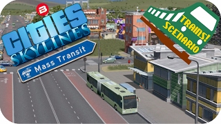 Cities Skylines Gameplay RACE TO 12K Cities Skylines MASS TRANSIT DLC TRAINSMONORAIL SCENARIO 2 [upl. by Edrock69]