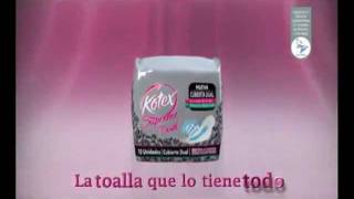 Toallas Kotex Supreme Dual [upl. by Venetis]