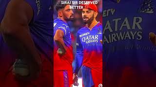 Sirf Virat Sir Ki Wajah Se Support Kar Raha Hoon Rcb Ko Bachpan Se 🥺 shorts siraj [upl. by Frantz]