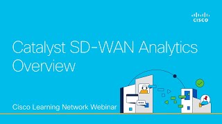 Catalyst SDWAN Analytics Overview [upl. by Leotie]