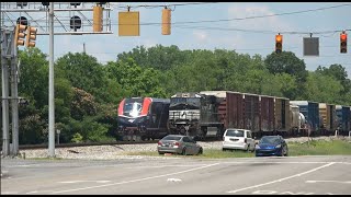 HD Train After Train in Bessemer NS AGS South Railfanning 61324 [upl. by Eentihw]