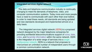 ISDN BLOCK DIAGRAM AND WORKING PRINCIPLE ISDN FEATURES [upl. by Eillah]