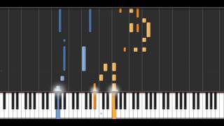 Cheers Theme  Synthesia 50 Speed [upl. by Gnemgnok]