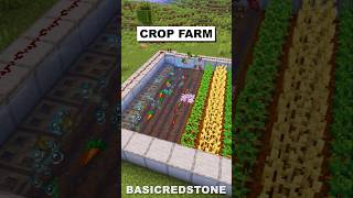 Minecraft Crop Farm minecraft shorts [upl. by Philips]