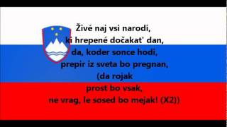 Hymne national de la Slovénie [upl. by Uyr359]