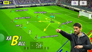 XABI  QC  FORMATION  FALSE 9  😳🔥 PES EMPIRE • [upl. by Dominy]