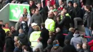 PSV vs Feyenoord 32 Hooligans Fight 2012 [upl. by Ateerys]