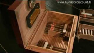 3 FR Humidificateur Adorini Cigares Cave Humidor Guide Vidéo [upl. by Norrie126]