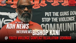 KDH News interviews BISHOP KANI at Youth Violence Conference Resolution Seminar [upl. by Polish]