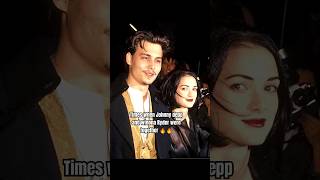 When johnny depp and Winona Ryder were together 🔥🔥johnnydepp winonaryder celebritygoviralshorts [upl. by Eceinal]