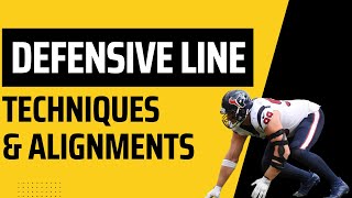 Understanding Defensive Lineman Techniques amp Alignments In Football [upl. by Champaigne]