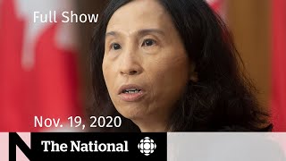 CBC News The National  Canada’s dire COVID19 projections  Nov 19 2020 [upl. by Bollen]