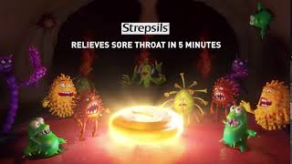 Strepsils for fast effective relief at first signs of sore throat [upl. by Publius]