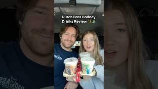 Trying Dutch Bros Holiday Drinks ✨ pt 1 dutchbros dutchbroscoffee dutchbrosrebel ytshorts [upl. by Niriam658]