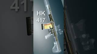 Heckler amp Koch HK417 Marksman Rifle shorts [upl. by Ahsekyt970]