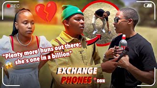 Making couples switching phones for 60sec 🥳 🥳 SEASON 3 🇿🇦SA EDITION  EPISODE 166 [upl. by Ataynik]