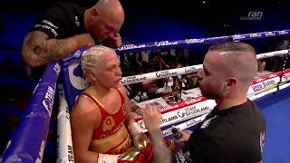 Dina Thorslund Vs April Adams  WBO Superbantamweight Title [upl. by Phila]