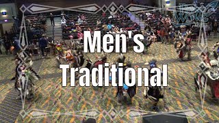 Mens Traditional  2023 Prairie Island Winter Wacipi Pow Wow  Powwowscom [upl. by Jareb]