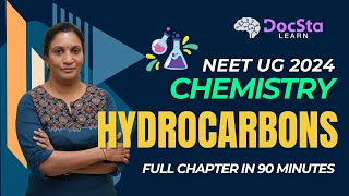 HYDROCARBONS  NEET UG Chemistry  Dr Vidya Raj  DocSta Learn [upl. by Whitford]