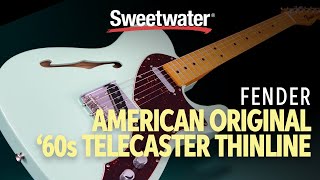 Fender American Original 60s Telecaster Thinline Guitar Demo [upl. by Cardie]