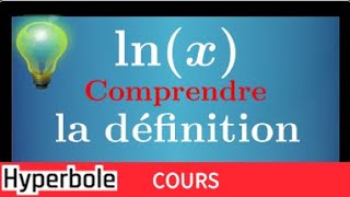 Fonction logarithme népérien  Comprendre la définition  Cours Important Terminale Spécialité maths [upl. by Burnight]