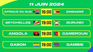 CALENDRIER DES MATCHS DE LA 3EME amp 4EME JOURNÉES DES ÉLIMINATOIRES DE LA COUPE DU MONDE 2026 [upl. by Robin]