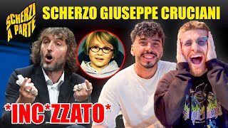 REAGIAMO AL TERRIBILE SCHERZO A BEPPE CRUCIANI  SI INCAZZA CON UN BAMBINO CHE GLI ROVINA UN QUADRO [upl. by Tamsky]