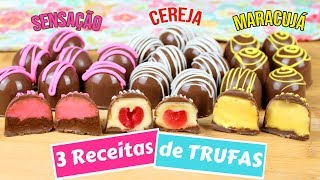 TRUFAS  3 RECEITAS DE TRUFAS PARA VENDER CAKEPEDIA [upl. by Arimak]