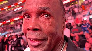 Sugar Ray Leonard REACTS Mike Tyson LOSING to Jake Paul [upl. by Anrapa]