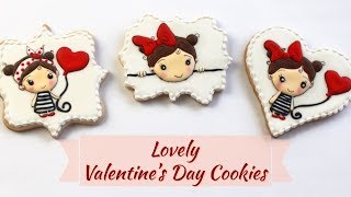 Lovely Valentines Day Cookies [upl. by Utir305]