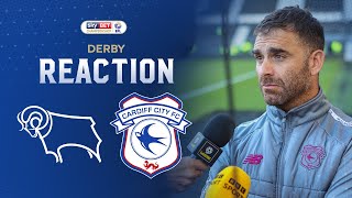 REACTION  DERBY vs CARDIFF CITY [upl. by Lacram]