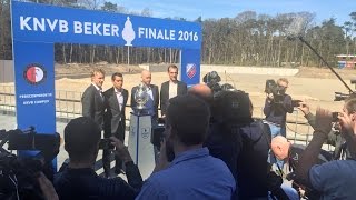 Persconferentie KNVB bekerfinale 2016 [upl. by Ellecram]