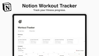 Notion Workout Tracker Track Your Fitness Progress for Better Health [upl. by Artapoelc871]