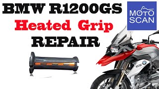 Heated Grip REPAIR BMW R1200GS  Removal and Installation [upl. by Wesle718]